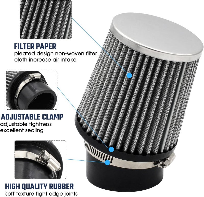KTUMININV Upgraded Mini Bike Air Filter Adapter Kit for Predator 212cc Coleman CT200U CT200U-EX BT200X KT196 224cc 196cc 6.5hp Honda GX160 GX200 Engine Go Kart Performance Parts - Image 5